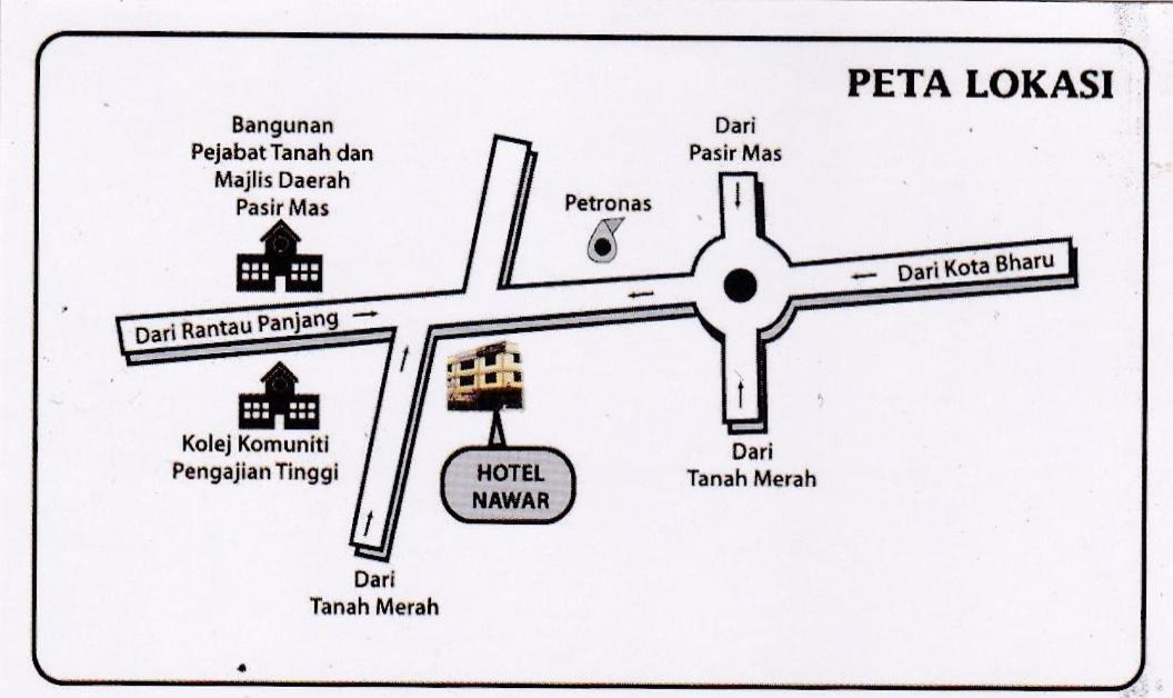Hotel Nawar Pasir Mas Eksteriør billede